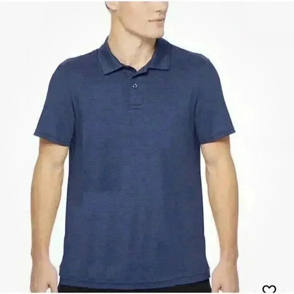 32 Degrees Cool Mens Ultra Lux Polo Deep Pacific Blue, Size XXL - Picture 1 of 8